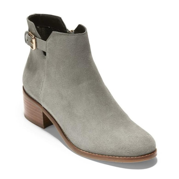 New Cole Haan Haidyn Suede Booties - Picture 2 of 7
